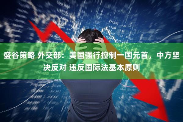 盛谷策略 外交部：美国强行控制一国元首，中方坚决反对 违反国际法基本原则
